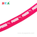 White Logo Silicone Print Elastic Band Pink Elastic